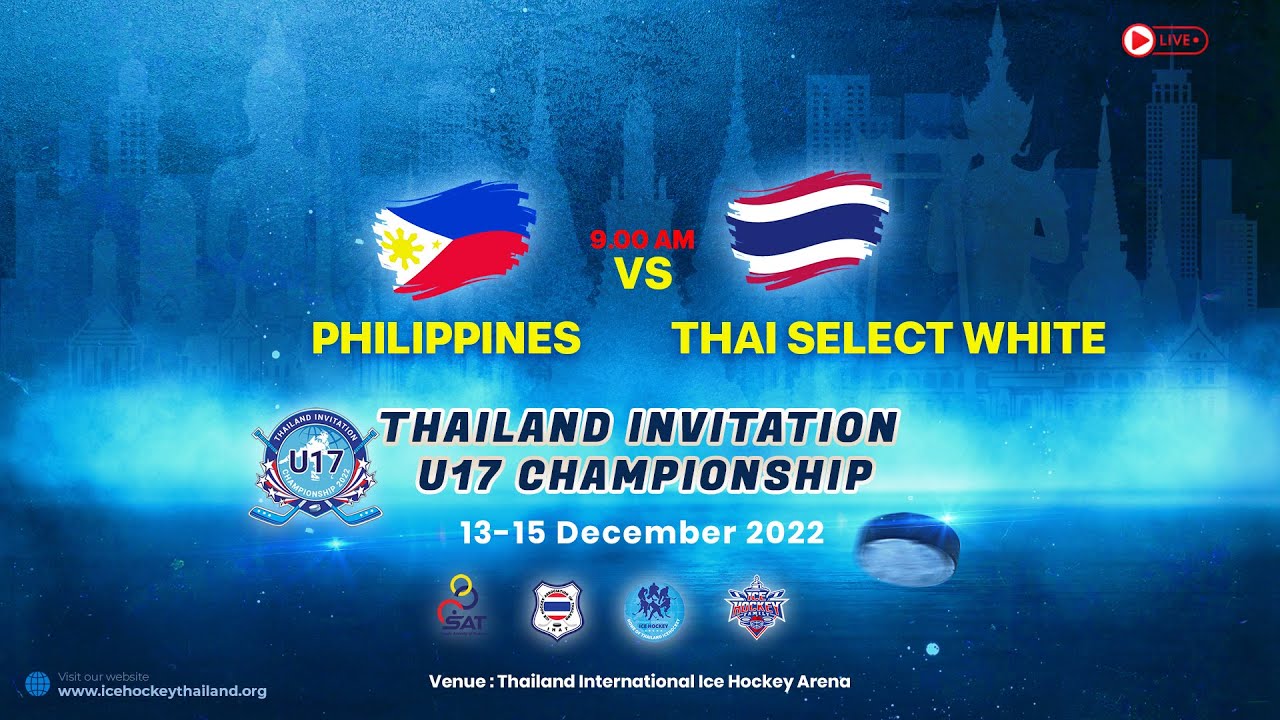 PHILIPPINES vs THAI SELECT WHITE Thailand Invitation U17 Championship